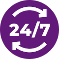 24/7 SUPPORT