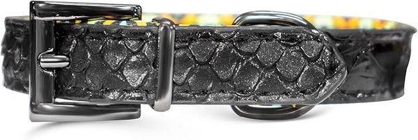 Black Plaid Dog Collar - Stylish, Durable & Comfortable Pet Accessory