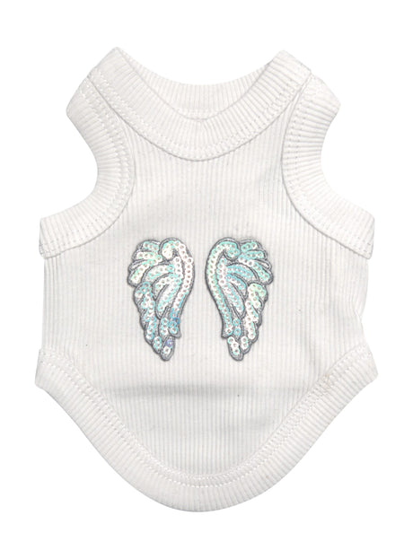 Angel Wing Ribbed Tank Top Shirt for Dogs